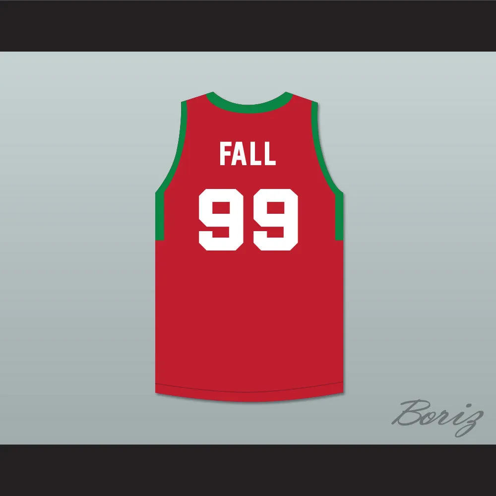 Tacko Fall 99 Maine Red Basketball Jersey 2