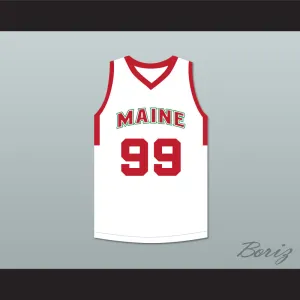 Tacko Fall 99 Maine White Basketball Jersey 1