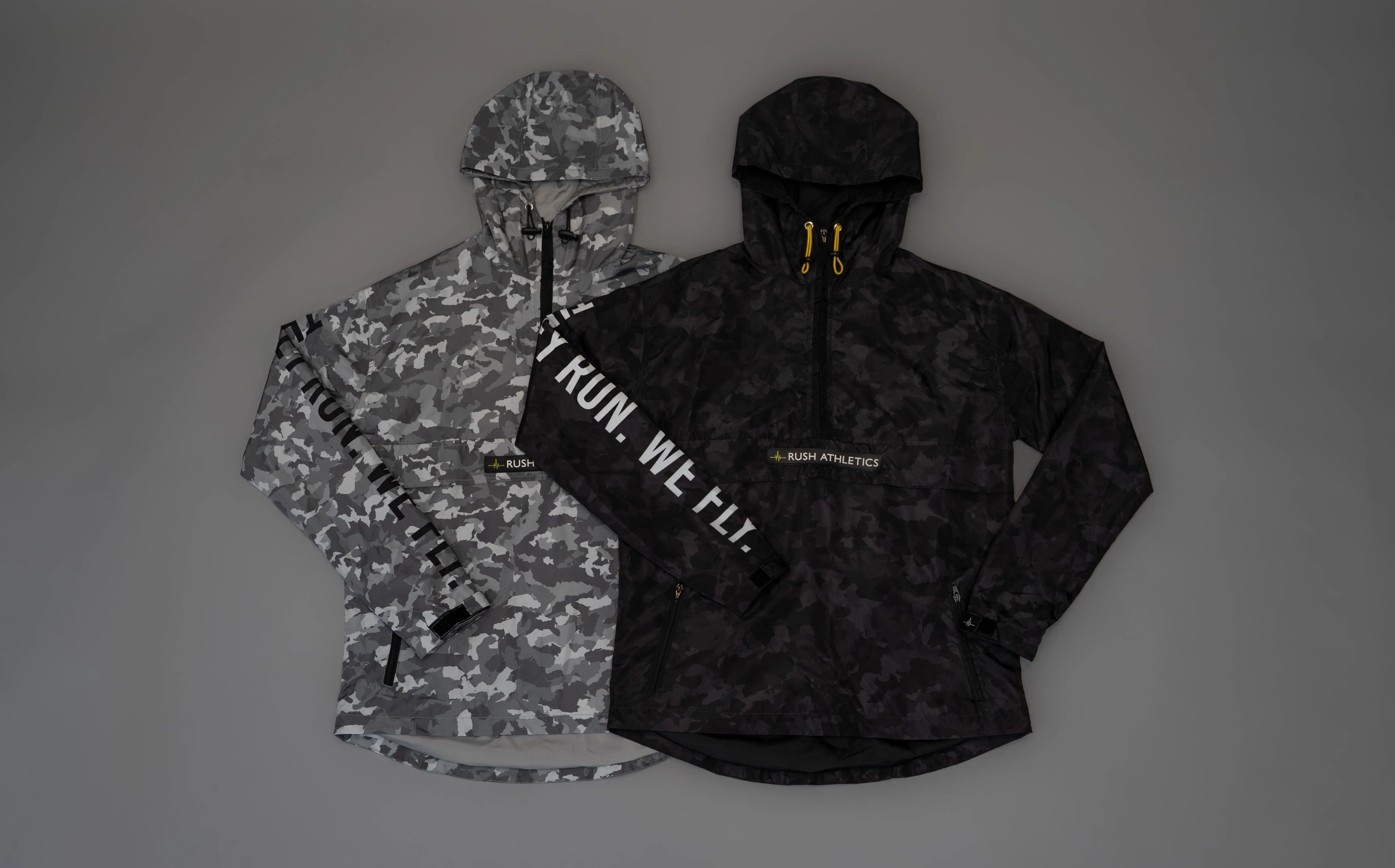 TACTICAL WINDBREAKER | STEALTH BLACK CAMO