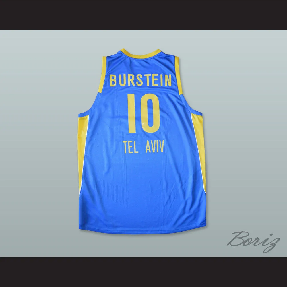 Tal Burstein 10 Maccabi Tel Aviv Israel Basketball Jersey