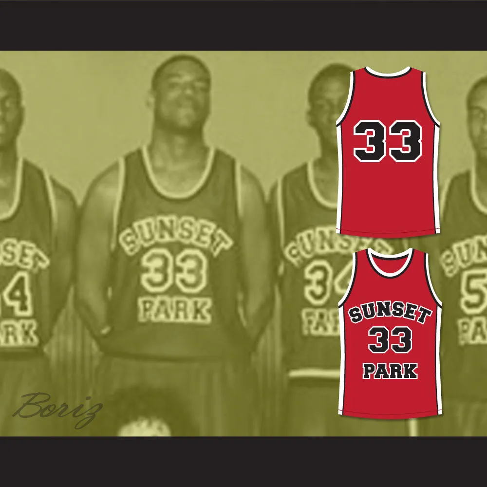 Talent Harris Butter 33 Sunset Park Basketball Jersey