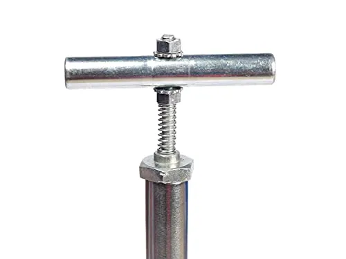 Target20 High Pressure Steel Bicycle Air Pump Tyre Inflator Compressor Cycle Pump for Cycles, Toys Delux BCP Chrome - Silver