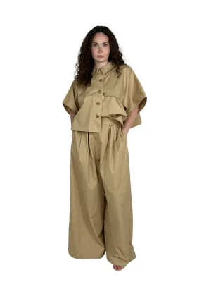 Taupe Woven Pants