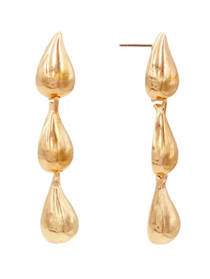 Teardrop Tiered Earrings