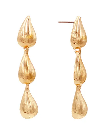 Teardrop Tiered Earrings