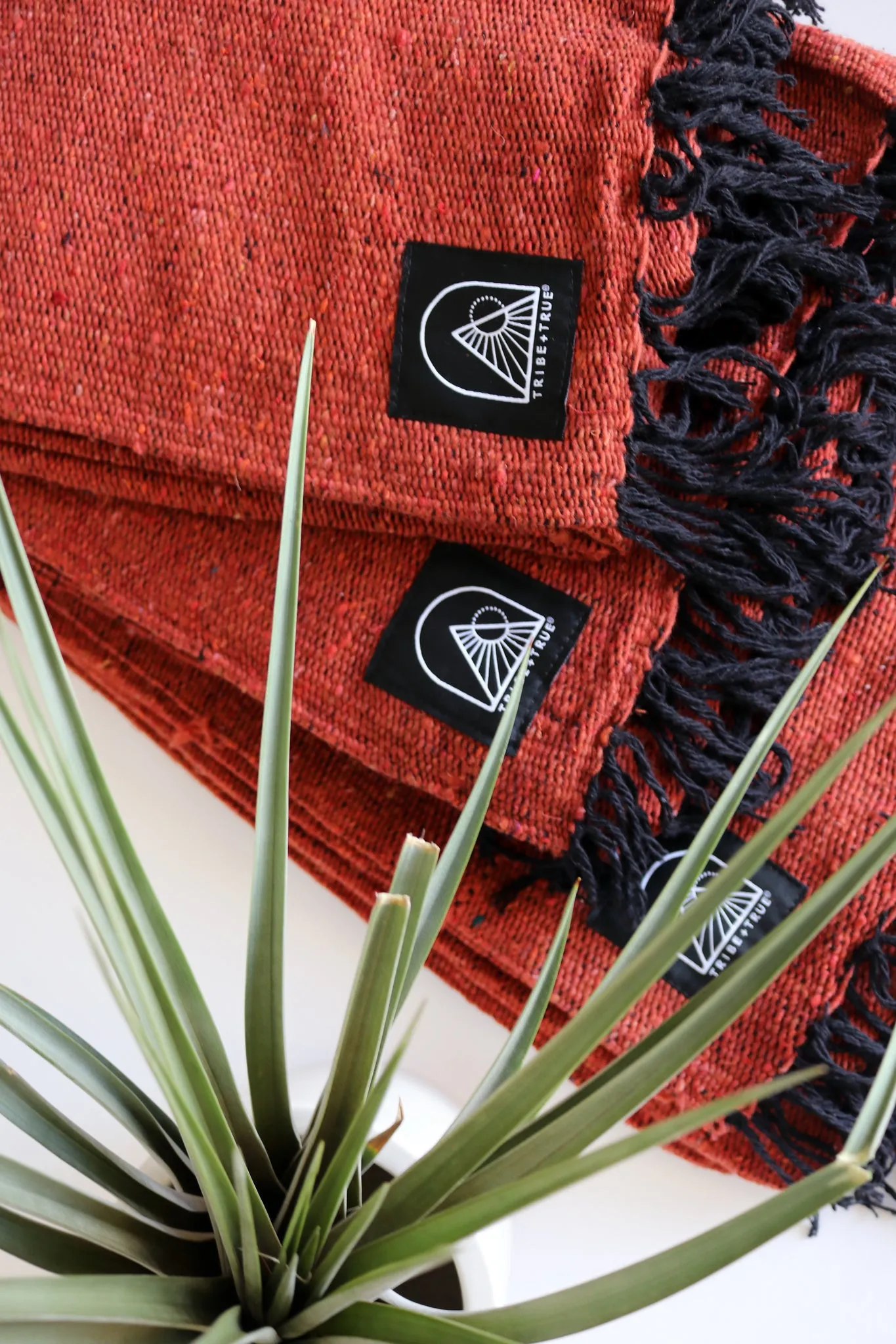 Terracotta Red // Handwoven Blanket