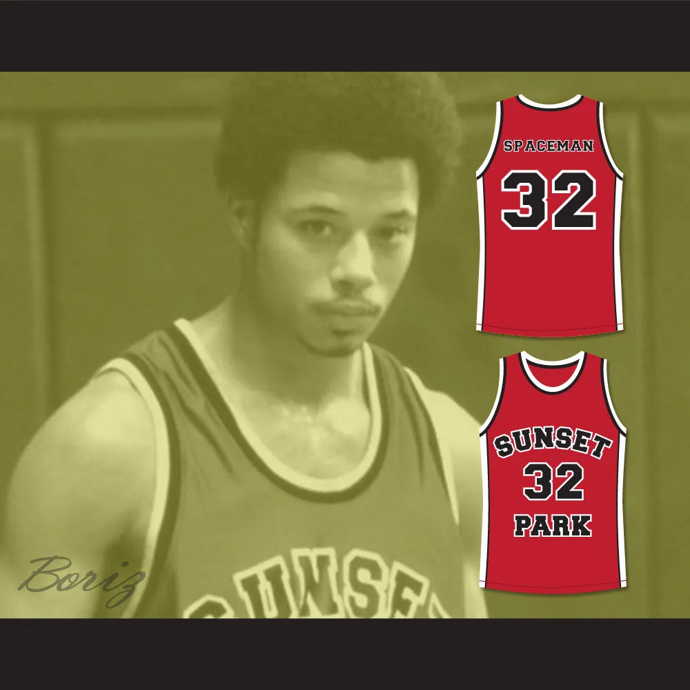 Terrence Howard Spaceman 32 Sunset Park Basketball Jersey
