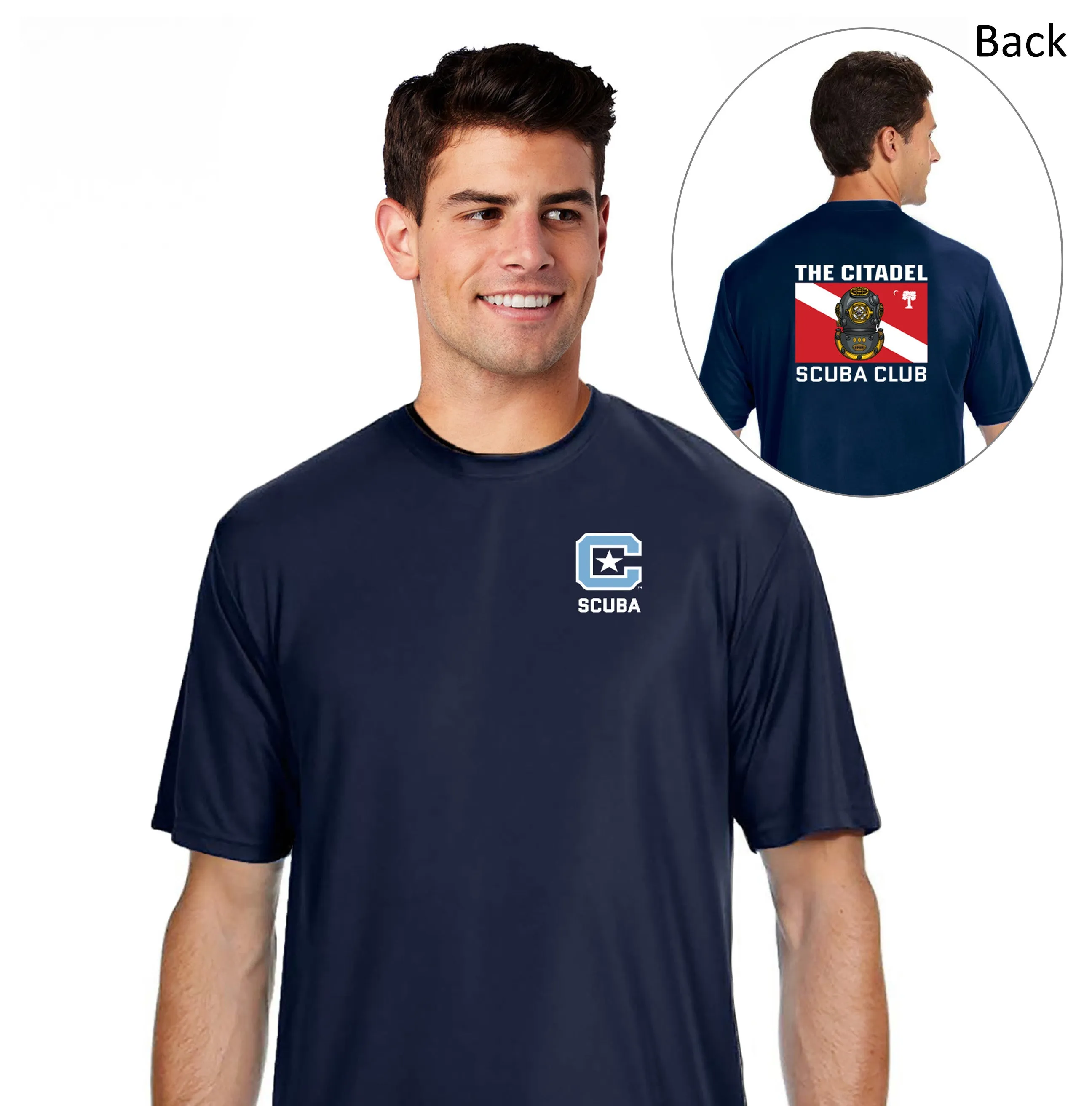 The Citadel, Club Sports - Scuba, Official T-Shirt, Performance T-Shirt