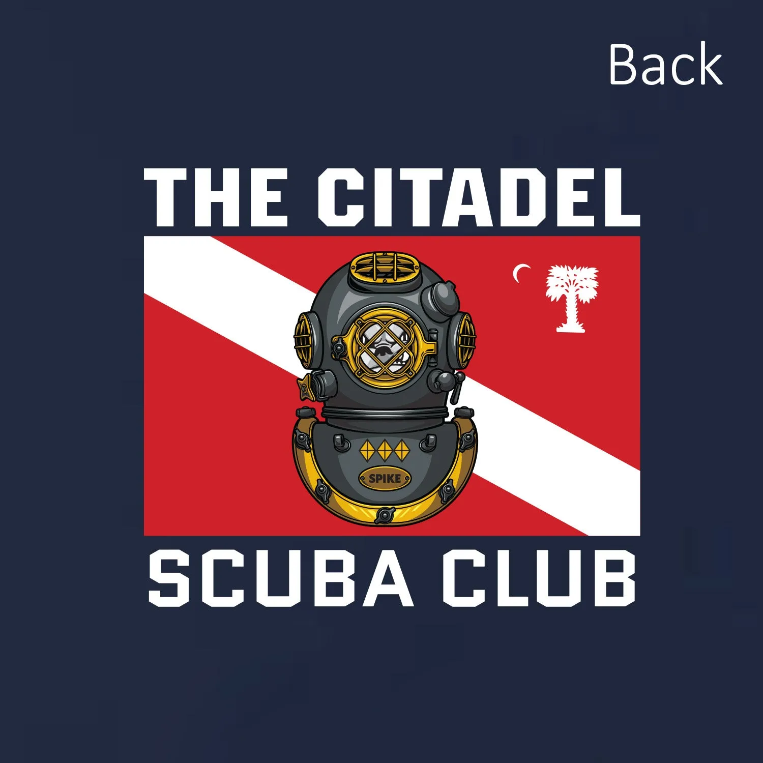 The Citadel, Club Sports - Scuba, Official T-Shirt, Performance T-Shirt