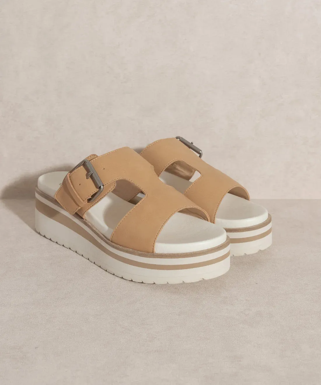 The Ellie Tan | Staple Platform Sandal