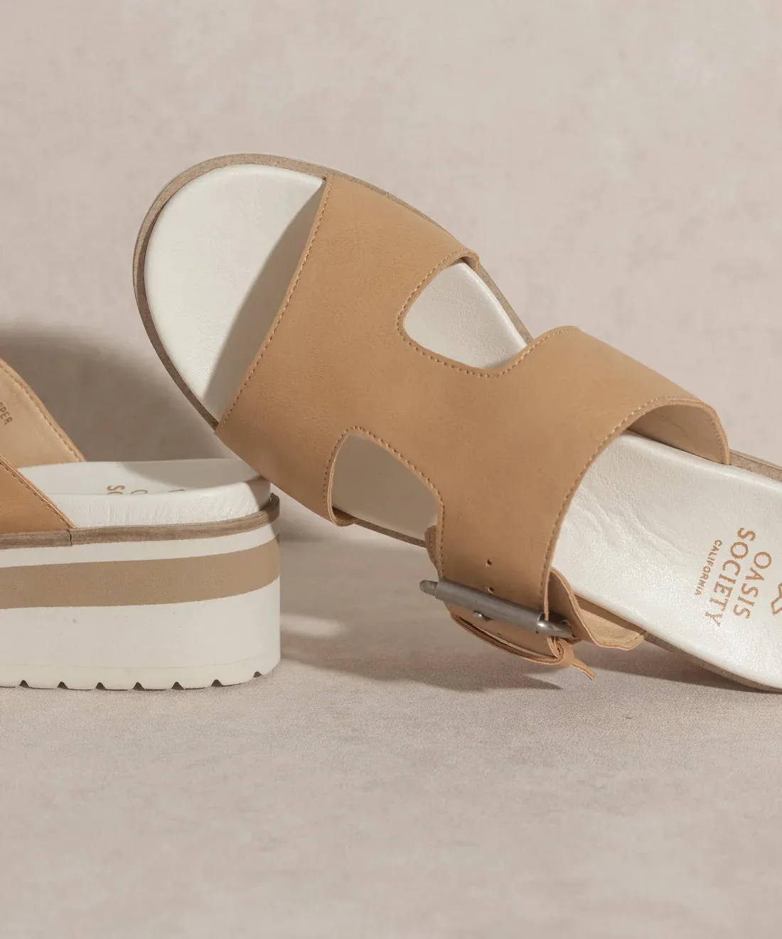 The Ellie Tan | Staple Platform Sandal