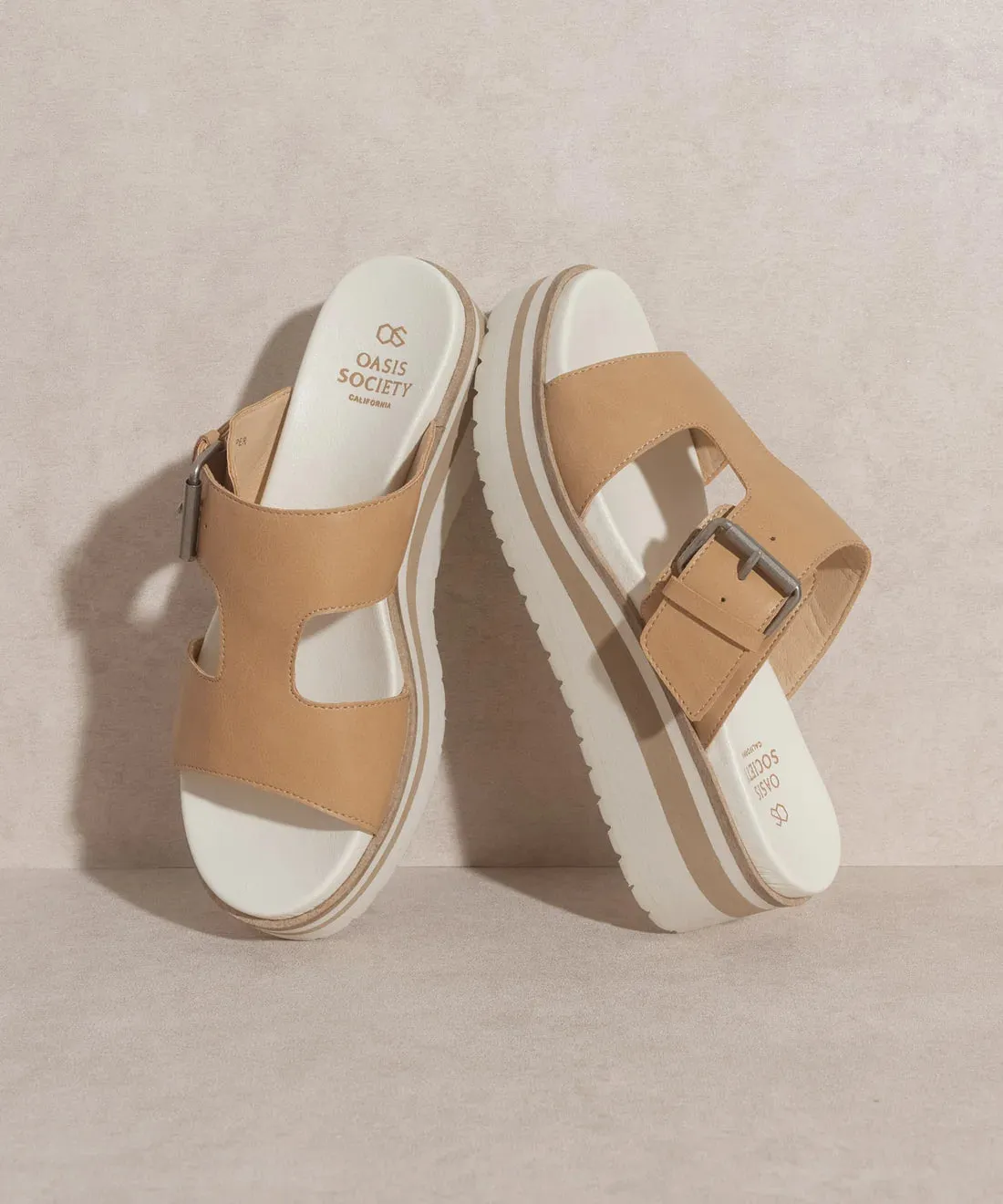 The Ellie Tan | Staple Platform Sandal