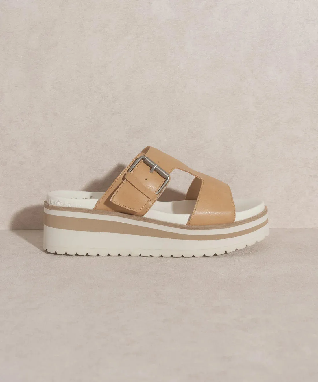 The Ellie Tan | Staple Platform Sandal