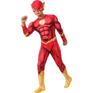 The Flash Deluxe Muscle Suit Costume Size 6 8