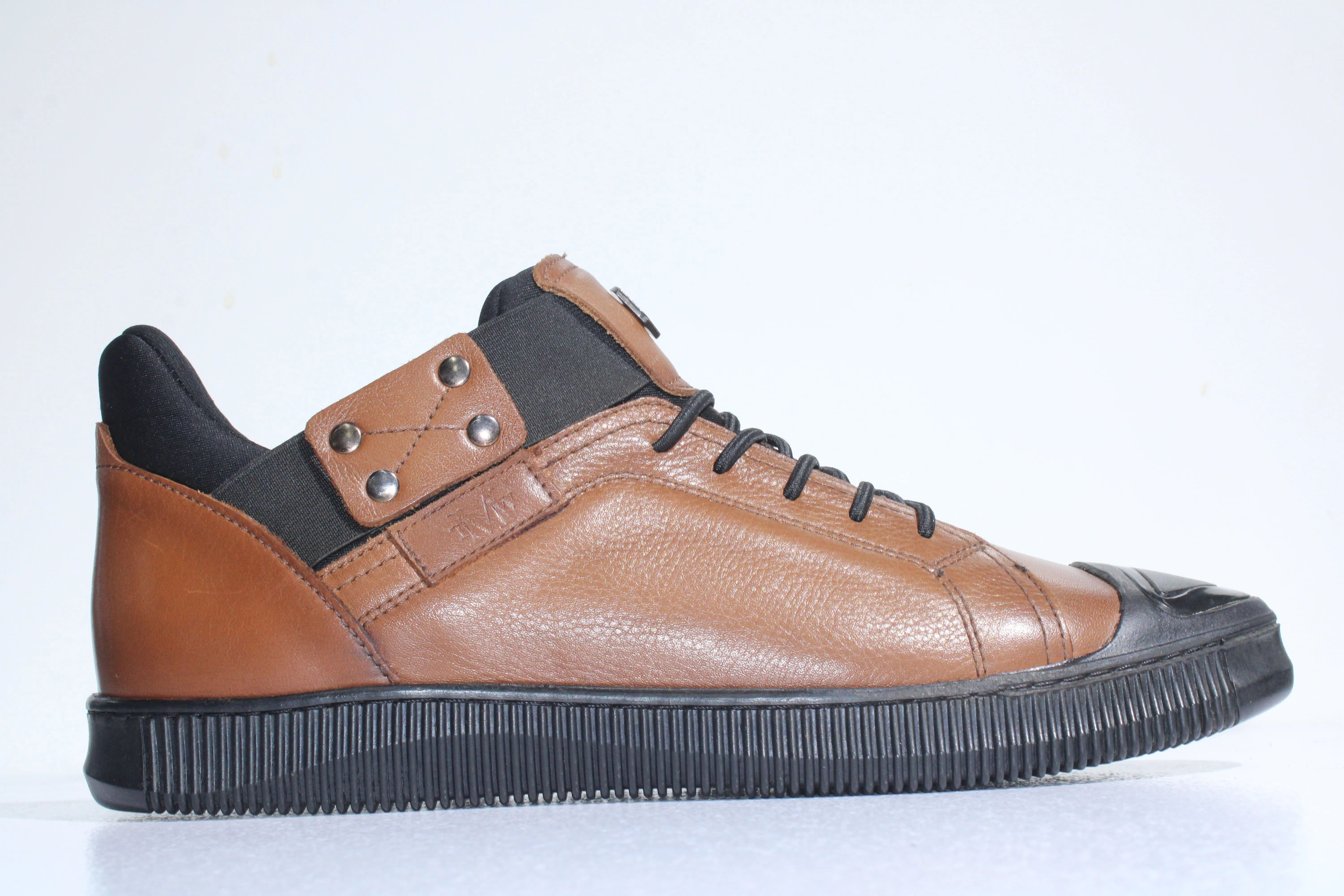 The Marcomen Casual Leather Shoes Brown