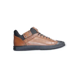 The Marcomen Casual Leather Shoes Brown