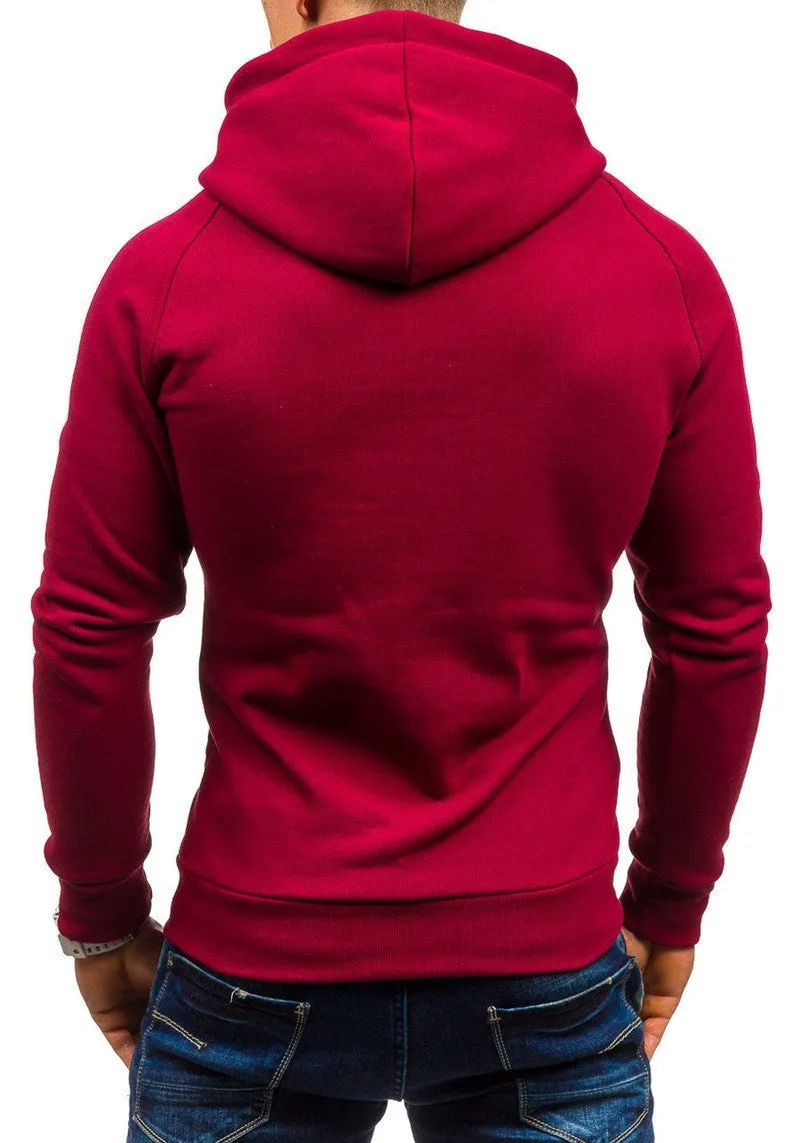 THICKEN MULTI-POCKETS PLAID ZIPPER HOODED JACKET