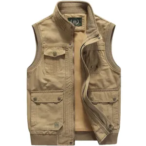 TIMO Vintage Outdoor Vest with Multiple Pockets