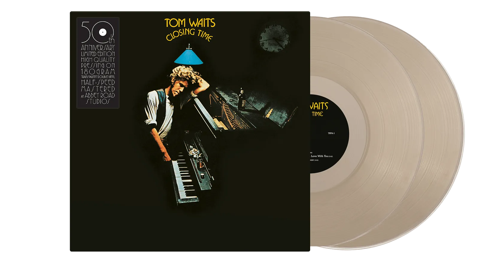 Tom Waits : Closing Time - 50th Anniv. Half-Speed Master (Clear 180g Vinyl 2LP) 
