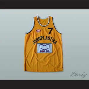 Toni Kukoc 7 Jugoplastika Split Basketball Jersey