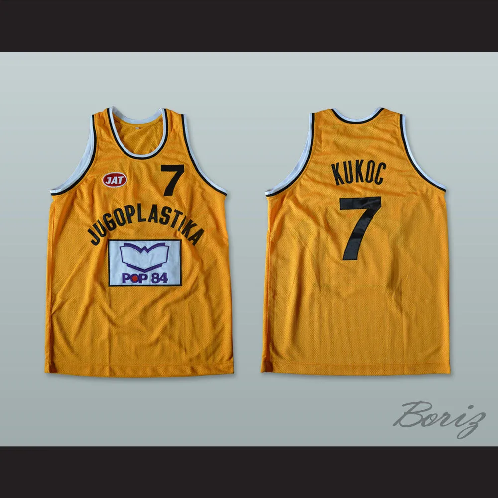 Toni Kukoc 7 Jugoplastika Split Basketball Jersey