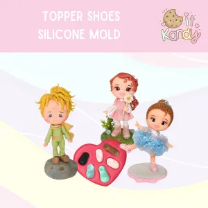 Topper shoes silicone mold
