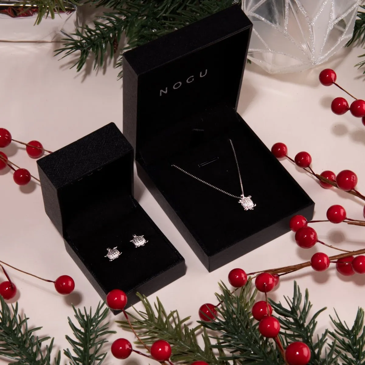 Tortuga | .925 Sterling Silver | CZ Diamond Sea Turtle Earrings