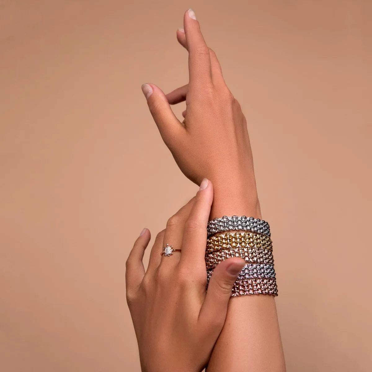 Tortuga | Rose Gold Vermeil | CZ Diamond Sea Turtle Ring