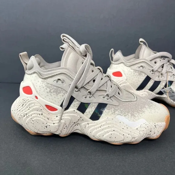 Trae Young 3 J Adidas basketball shoes sneakers size US 4 modern futuristic