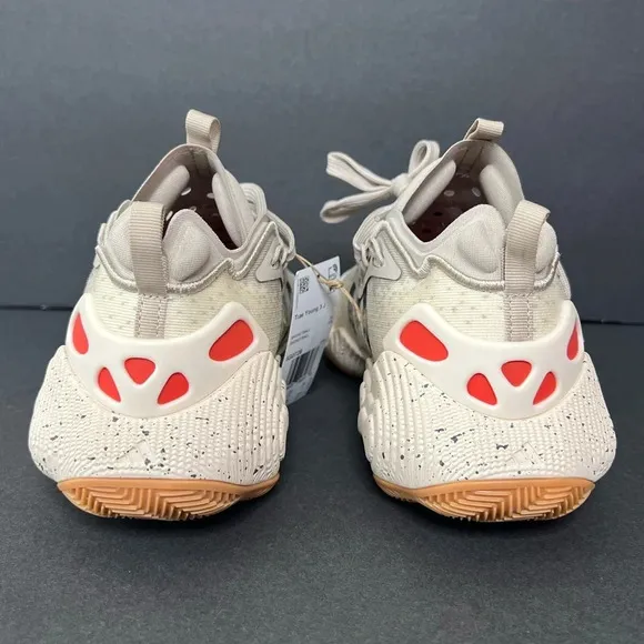 Trae Young 3 J Adidas basketball shoes sneakers size US 4 modern futuristic