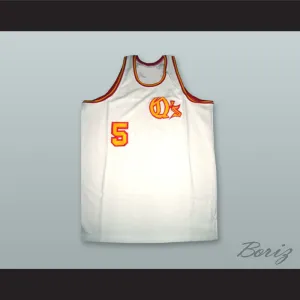 Travis Grant 5 San Diego White Basketball Jersey