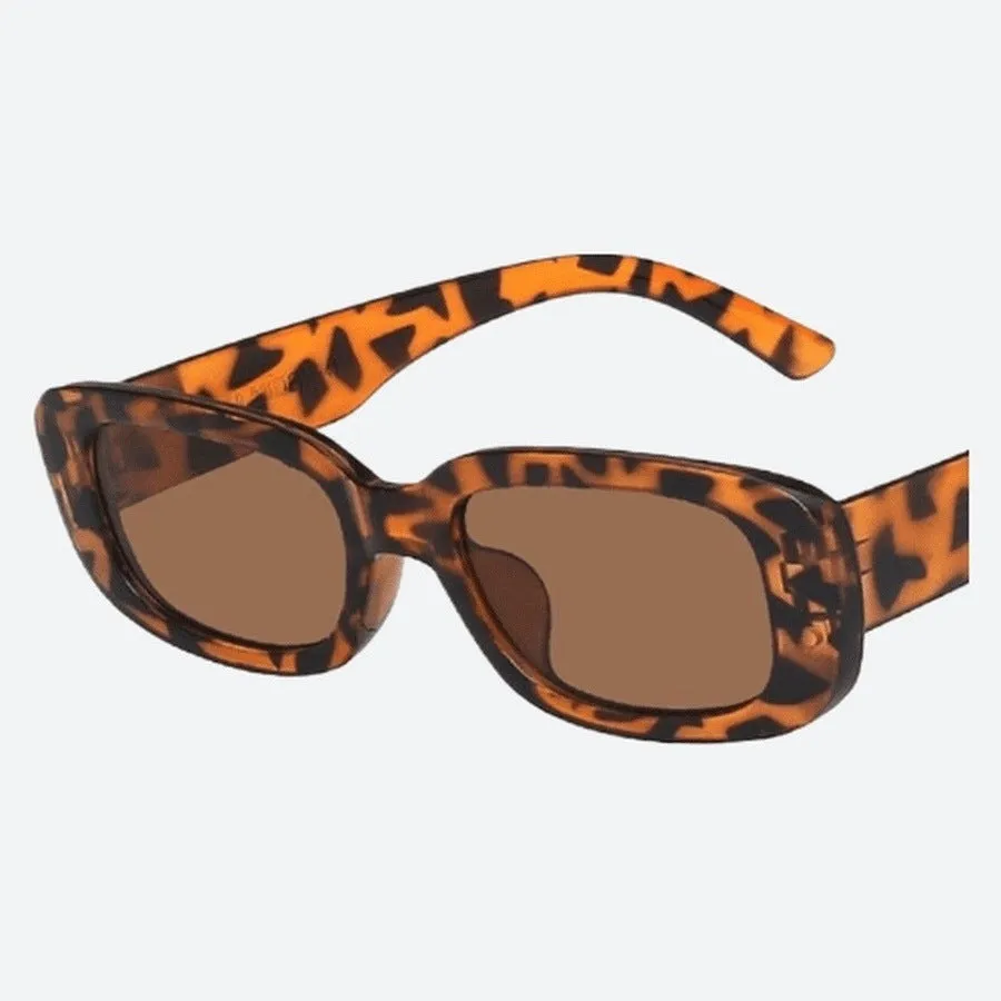 Trendy Vintage Rectangle Sunglasses
