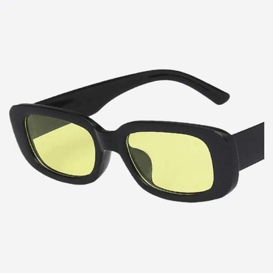 Trendy Vintage Rectangle Sunglasses