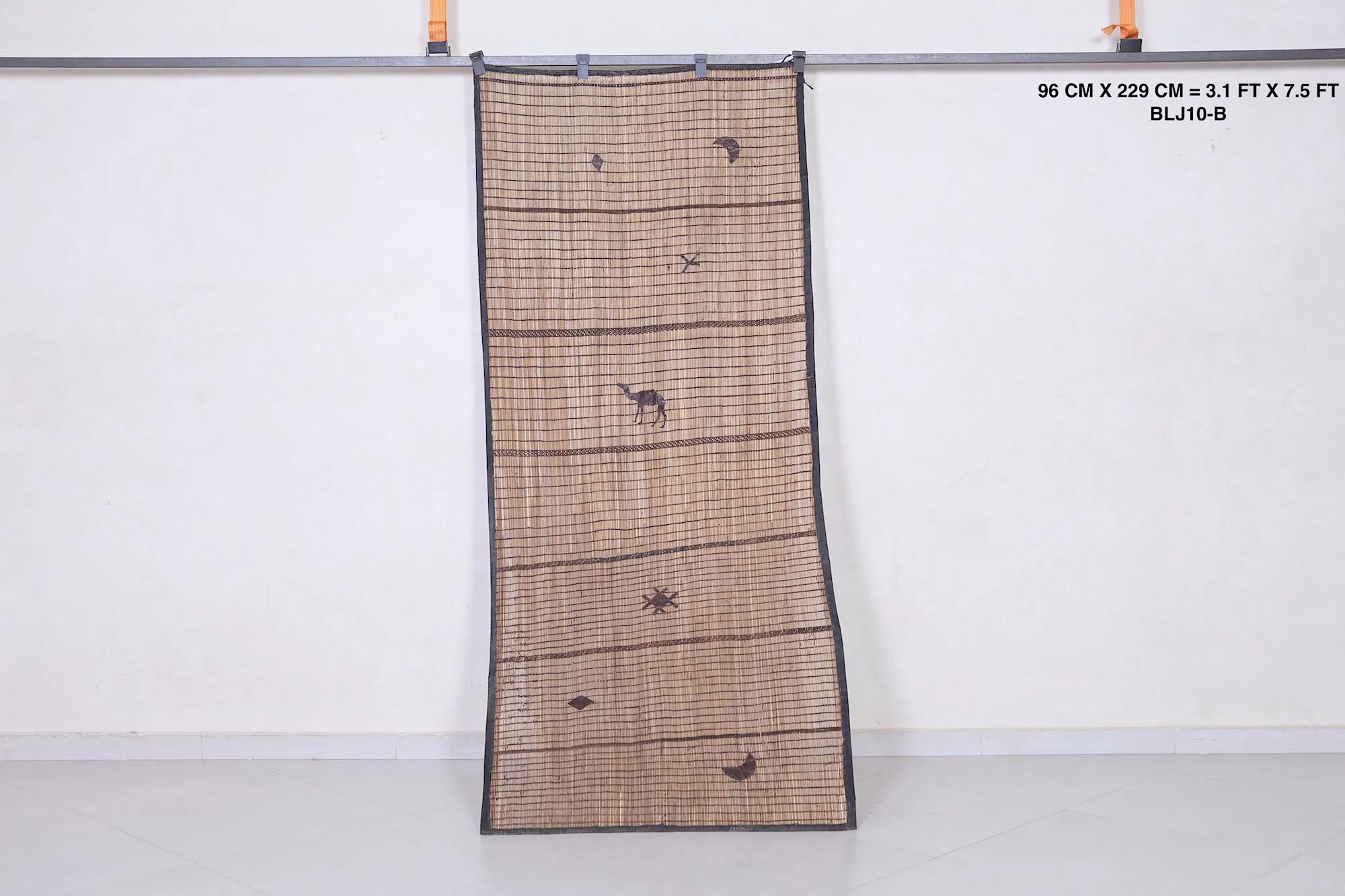 Tuareg rug 3.1 X 7.5 Feet