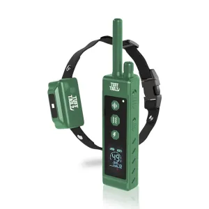 TUFF TAILZ Dog Shock Collar - 4265FT Dog Training Collar with Remote Control Waterproof IP67 Dog Training Collar for Small Medium Large Dogs Rechargeable Electric Dog E Collar Beep Collar (Green)