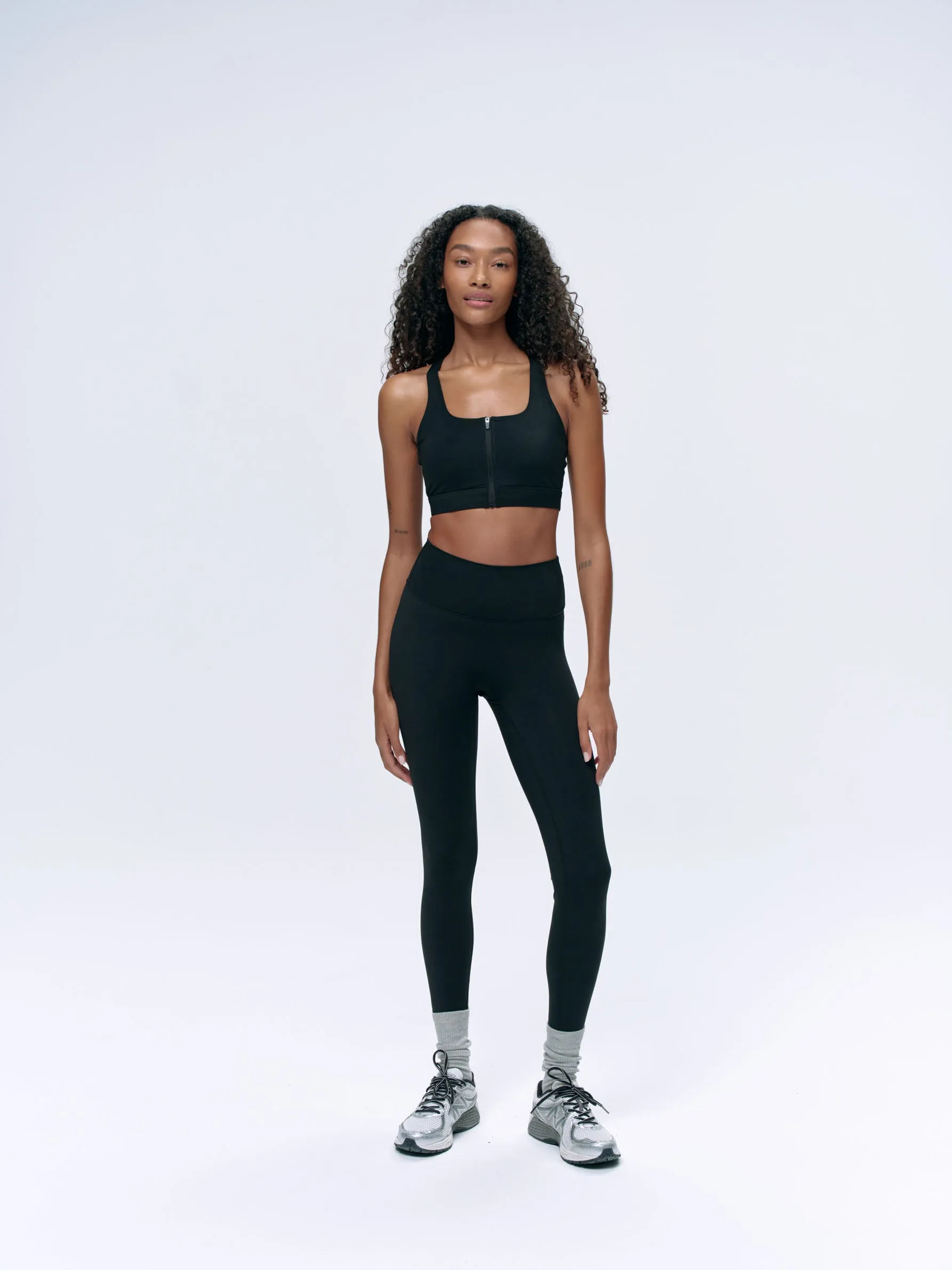 Ultimate Zip Front Bra - Black