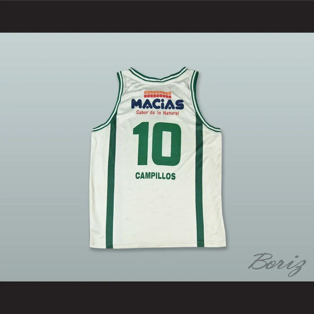 Unicaja Baloncesto Malaga Spain 10 White Basketball Jersey