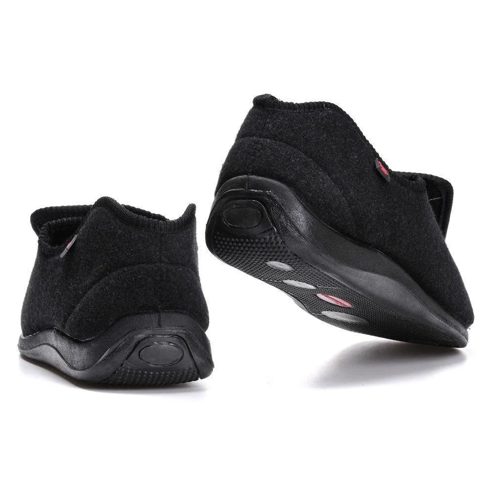 Unisex weiche Wolle Schuhe Schlappen für Ältere Menschen
