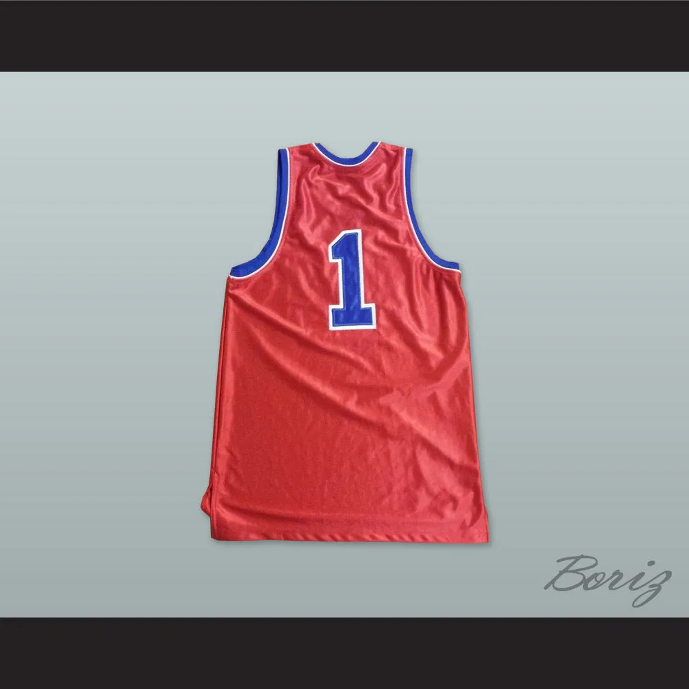 United States 1 Red Basketball Jersey