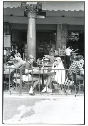 Untitled, Venice, California [people on outdoor café patio]