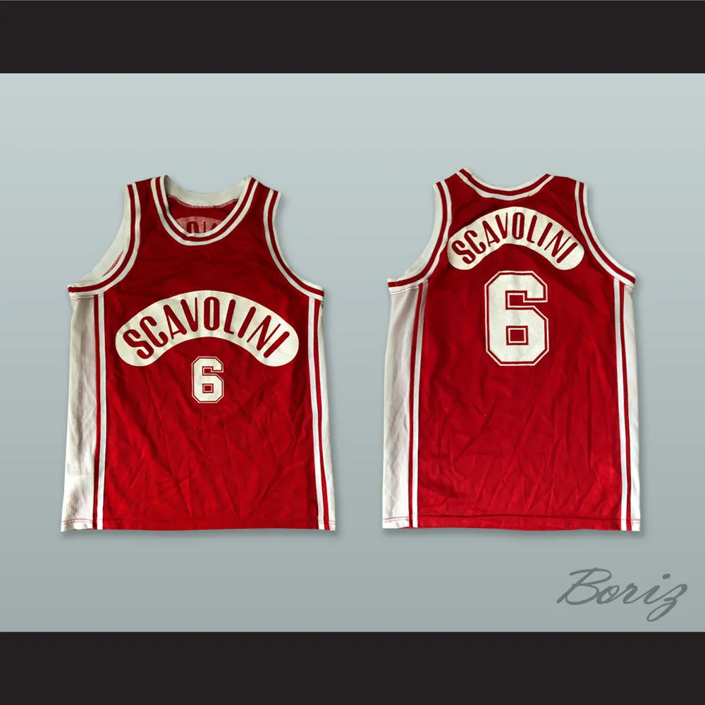 US Victoria Libertas Pallacanestro Scavolini 6 Red Basketball Jersey
