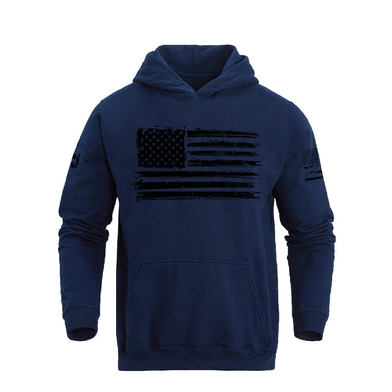 USA FLAG 100% COTTON HOODIE REGULAR FIT