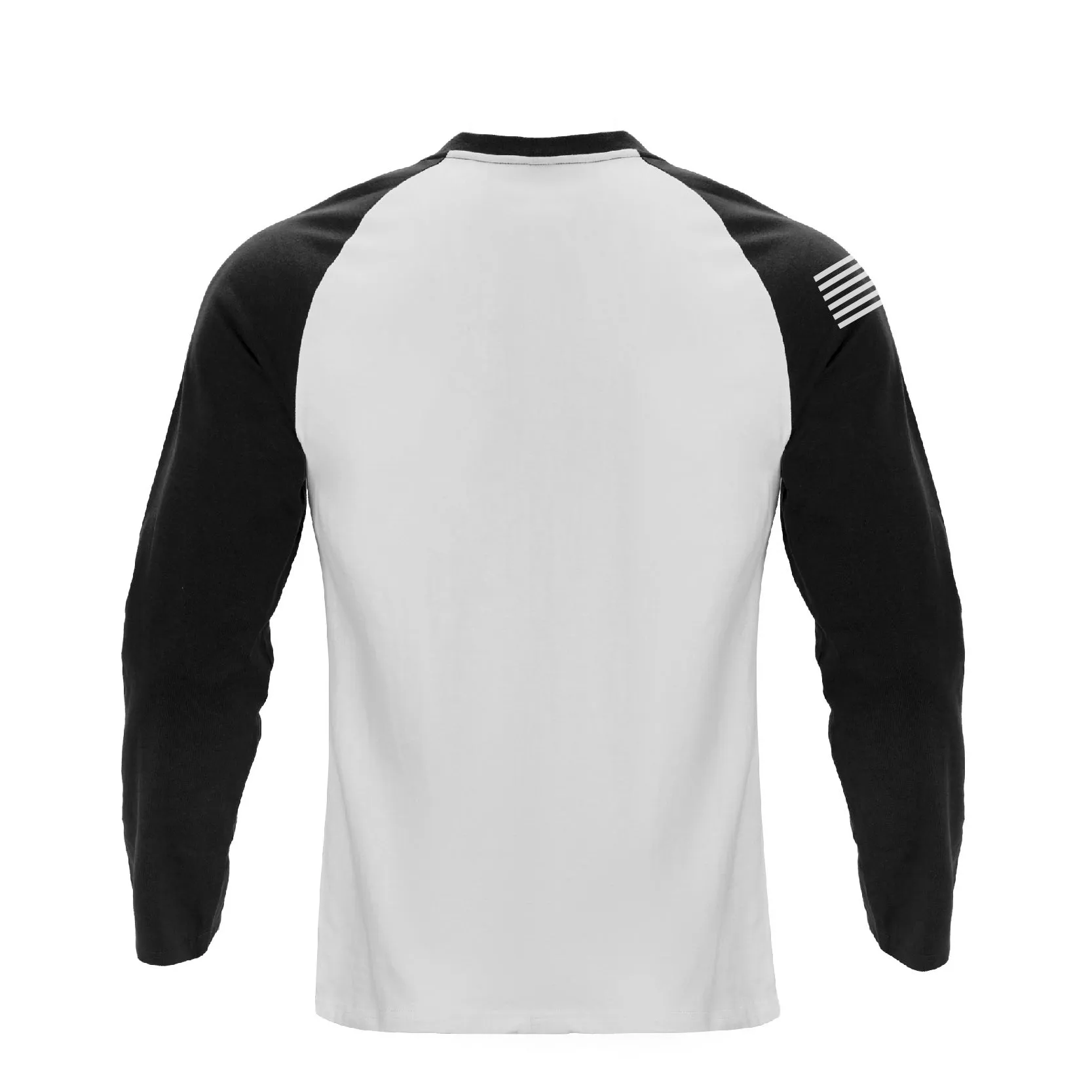 USA FLAG 100% COTTON RAGLAN GRAPHIC LONG SLEEVE T-SHIRT