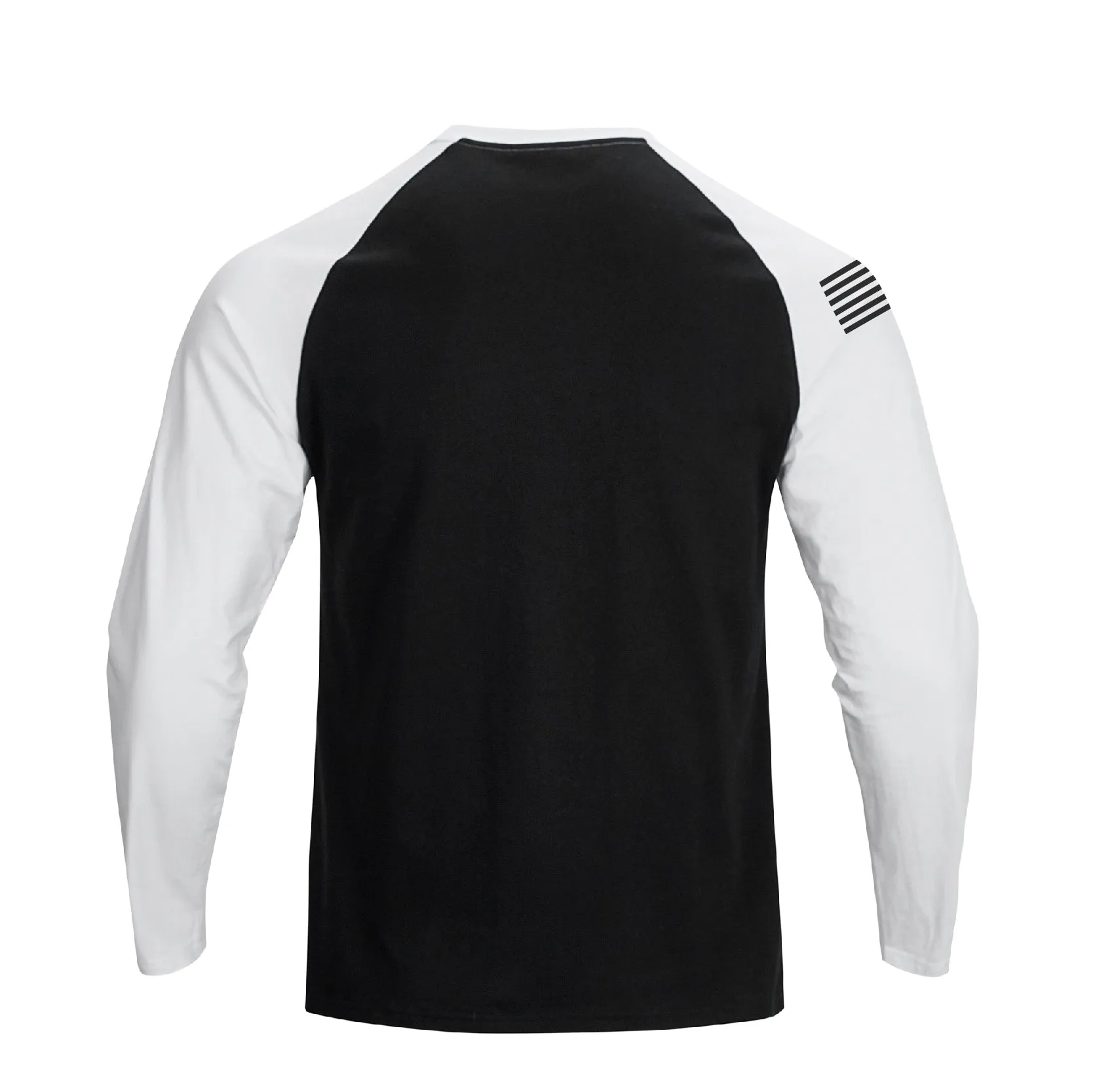 USA FLAG 100% COTTON RAGLAN GRAPHIC LONG SLEEVE T-SHIRT