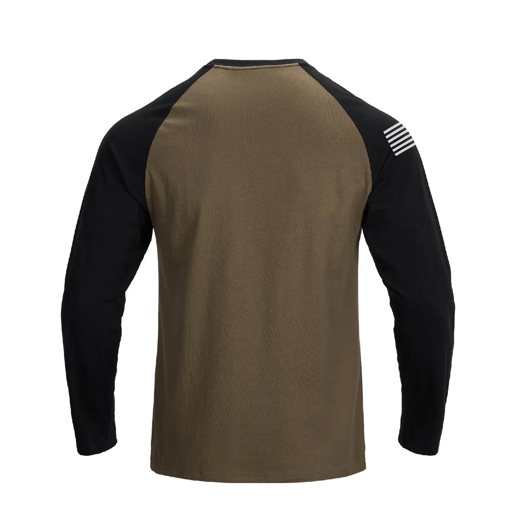 USA FLAG 100% COTTON RAGLAN GRAPHIC LONG SLEEVE T-SHIRT