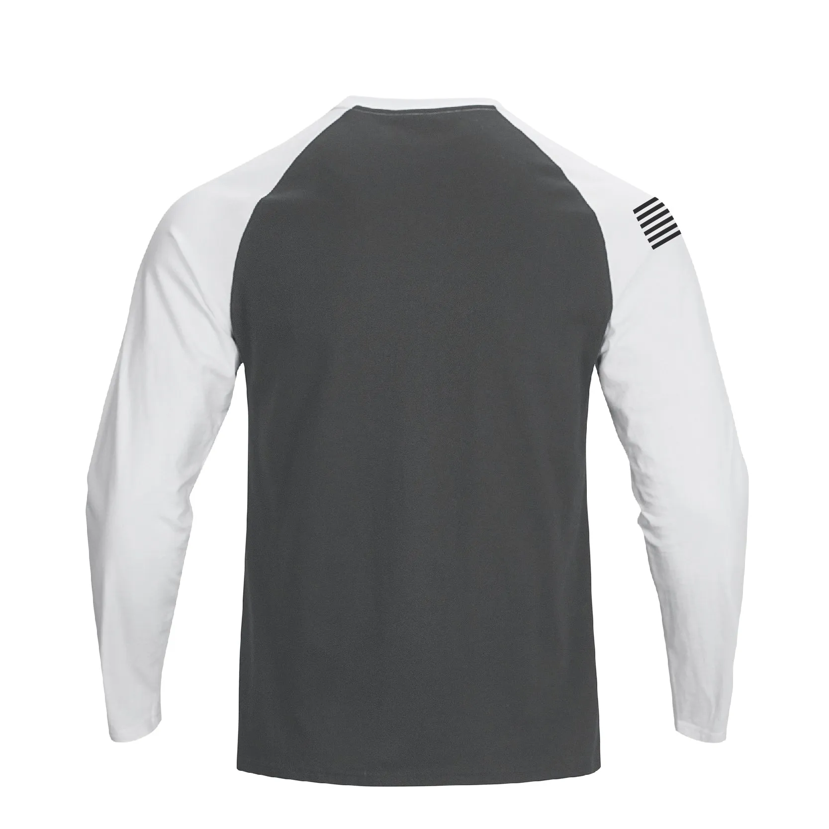 USA FLAG 100% COTTON RAGLAN GRAPHIC LONG SLEEVE T-SHIRT