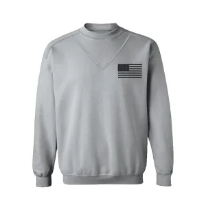 USA FLAG RAGLAN GRAPHIC PLUS VELVET SWEATSHIRT