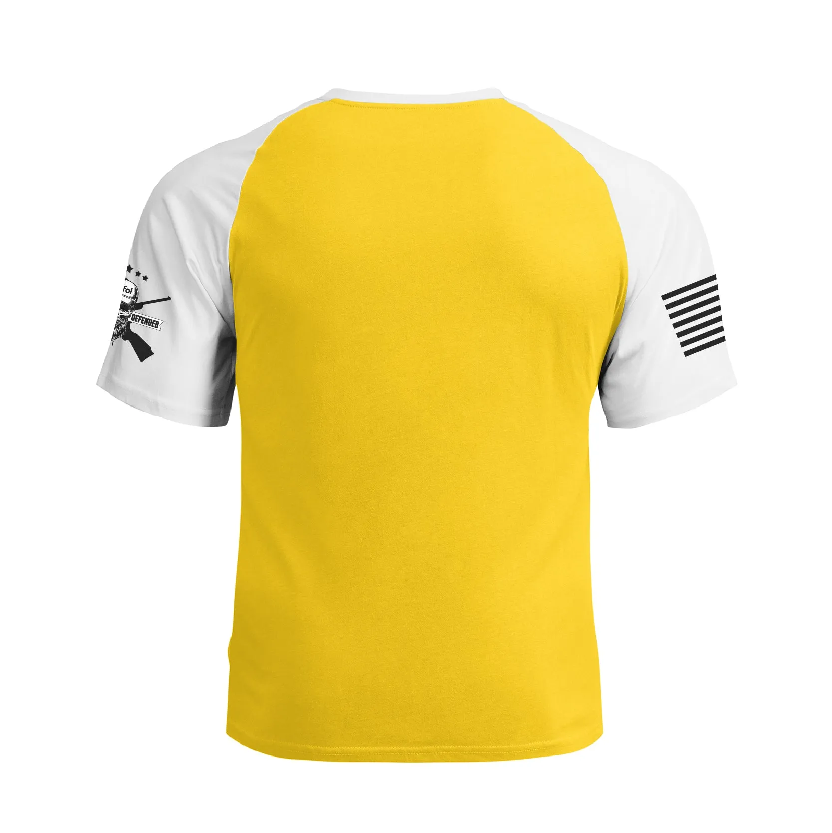 USA FLAG SPARTAN RAGLAN GRAPHIC TEE