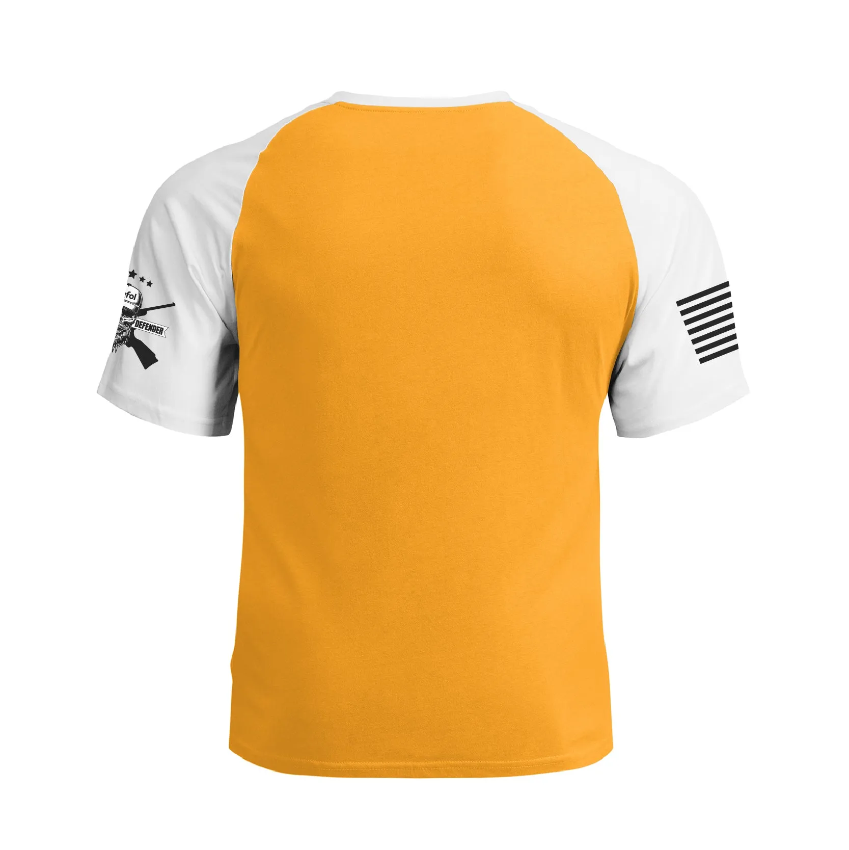 USA FLAG SPARTAN RAGLAN GRAPHIC TEE
