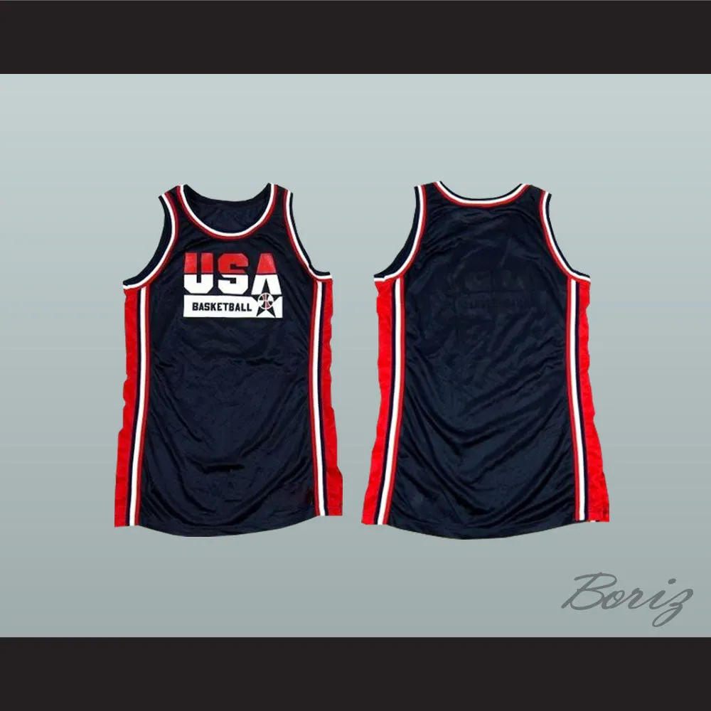 USA Team Away Basketball Jersey Custom Name and Number